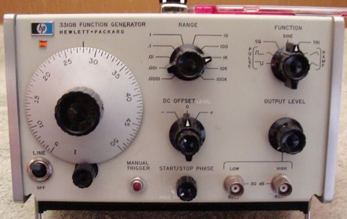 Hp - agilent 3310b 50 khz function generator w/manual! calibrated ! for sale