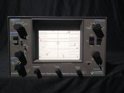 Electronic visuals ev4171 serial digital component waveform monitor for sale