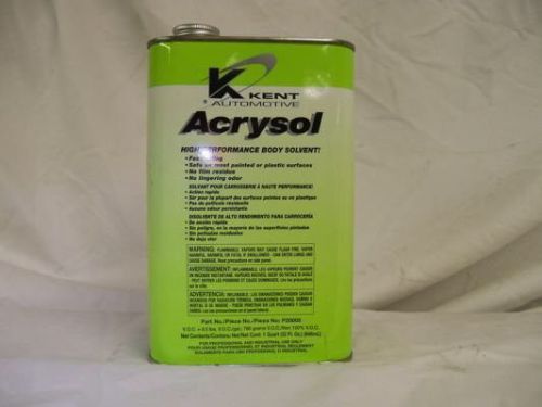 Install bay p20005 kent solvents acrysol all purpose body solvent 1 quart new for sale