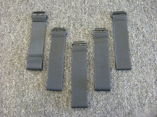 Black velcro hose straps, set of 5 for sale
