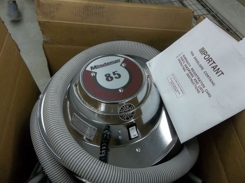 Minuteman 85 vacuum cleaner infectious waste medical shop vac wet and dry new for sale