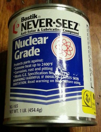 BOSTIK NEVER-SEEZ NUCLEAR GRADE ANTI-SEIZE &amp; LUBRICATING COMPOUND NG-165 1 LB