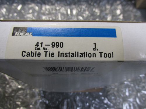 Ideal 41-990 Professional Cable Tie Installation Tool NEW!! in Box Free Shipping
