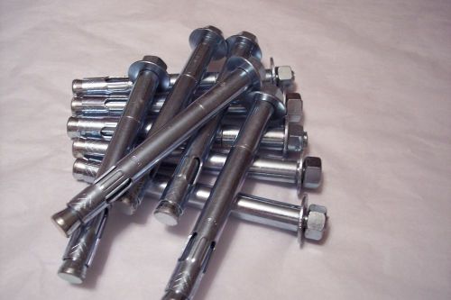 Pfc hex head 5/8&#034; x 6&#034; sleeve anchor 10 pieces for sale