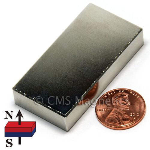 N52 2&#034; x 1&#034; x 3/8&#034; neodymium block magnets 20 pc for sale