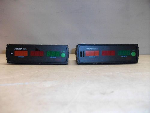 Lot Of 2 - Stalker Dual LED Display Readout Control Units