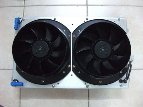 Tt coil as heating coil hw-tr heat exchanger copper auxiliary radiator + 2 fans for sale