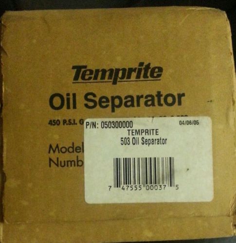 BRAND NEW TEMPRITE OIL SEPARATOR MODEL 503, sealed box