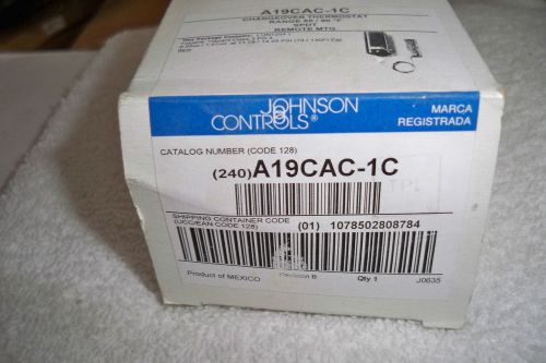 Johnson Controls A 19 CAC-1C Changeover tstat range 60/90
