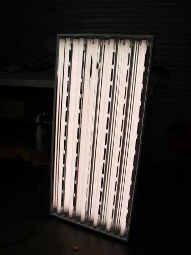 Lithonia 6 lamp 4&#039; fluorescent high bay 120-277 t8 lamps included fgb24632s1x20u for sale