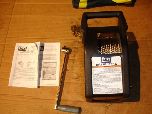 Sala lift ii confined space and rescue winch 8102003 1/4&#034; x 60ft cable  new for sale