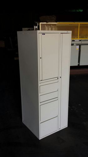 Global metal locker 24x24 x 65 1/2 storage unit school gym office work cabinet for sale