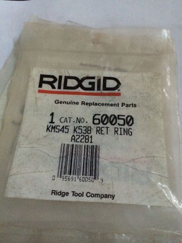 RIDGID PART NUMBER 60050 RING, RETAINING KMS45 K538 New Free Shipping