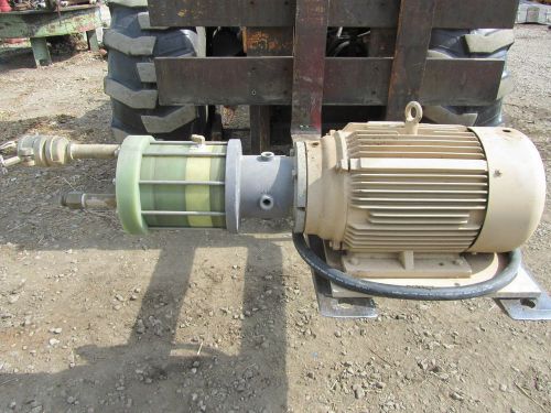 Fmc aqua pump and motor, positive displacement, high pressure for sale
