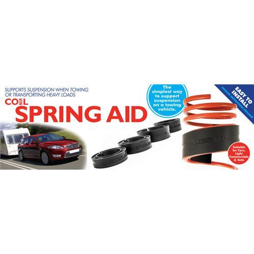 Black Coil Spring Aid High Density Rubber Towing 52Mm 66Mm
