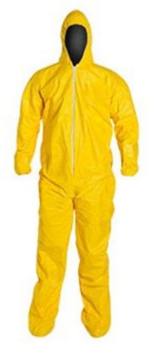 Dupont Tyvek - Yellow Tychem C Standard Hooded Coverall Size XXL Brand New CHA5