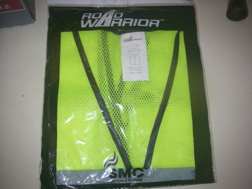 Safety Vest - One size fits all- Neon Yellow -Road Warrior