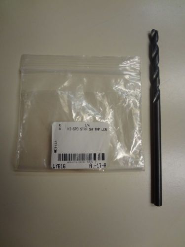1/4 x 6-1/8&#034; - 118&#039; Straight Shank Taper Length Drill Bit - NEW - Sold by each
