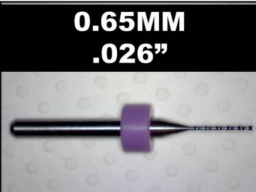 .026&#034; - 0.65mm - #71 Carbide Drill Bit - NEW One Piece - CNC Dremel PCB Models