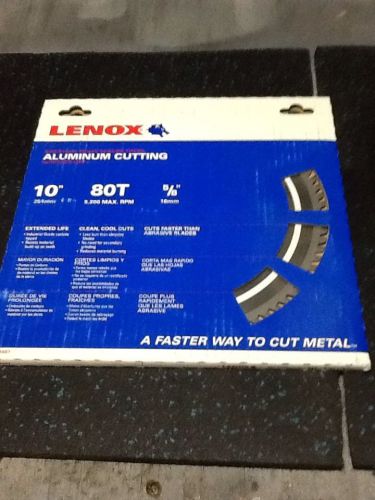 Lenox 10&#034; Aluminum Cutting Industrial Grade Carbide Blade