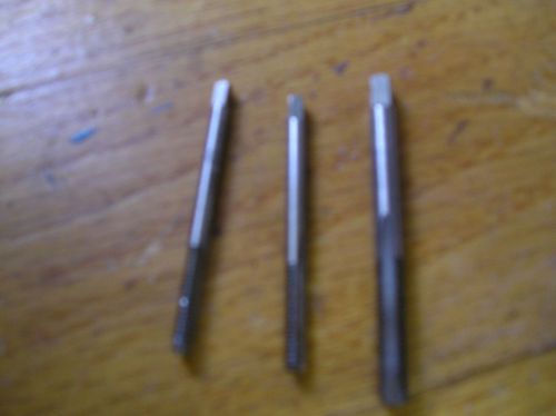 3 Pcs. 10-32 HY-PRO Spiral Point Plug Taps-Hardened Steel