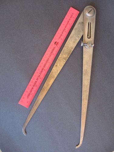 Brown &amp; sharpe  firm joint screw- adjust machinist caliper tool-16&#034; for sale