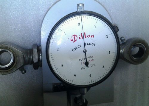Dillon model &#039;x&#039; force mechanical gauge - 5000-lb capacity - 100lb div for sale