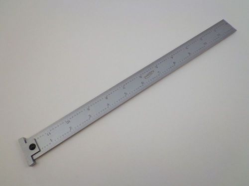 New  Igaging 12&#034; machinist 4R hook ruler/rule with 1/8, 1/16, 1/32, 1/64 grads