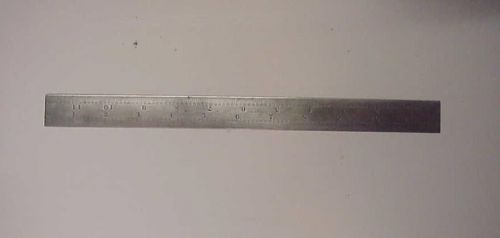 Vintage l.s.s. co. (starrett) no. 603 12&#034; tempered 4 grad machinist ruler for sale