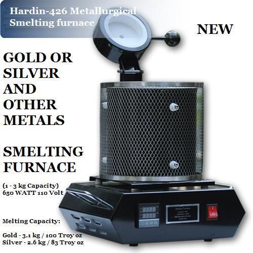 Gold silver scrap recovery refining melting furnace for casting bars - new*** 5 for sale