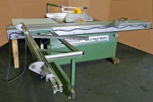 Wadkin bursgreen cp32 sliding table panel saw with scoring ~ 125&#034; capacity for sale