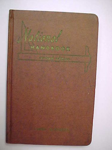 NATIONAL HANDBOOK OF PLAN READING &amp; MATL LIST.-1953-WILBUR LMBR, WEST ALLIS, WIS