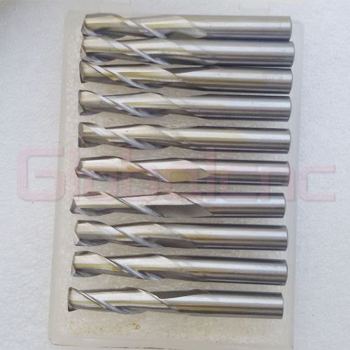 Carbide Mill Spiral Bit PVC Acrylic MDF CNC Router Cutting Tools 2 Flutes 6*22mm