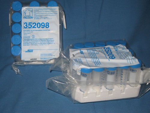 50 ml conical centrifuge tubes, sterile, 25 per rack