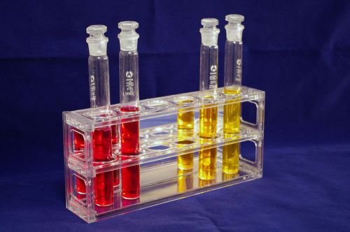 Nessler Tube Rack (Organism Glass, 25ml x 6),  NEW