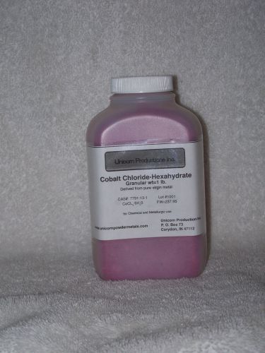 Cobalt Chloride-Hexahydrate Granular  - 1Lbs- 98+% reagent