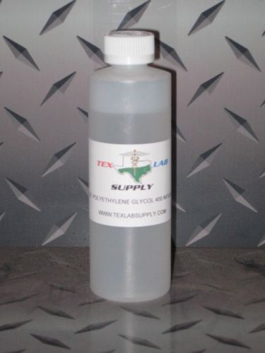 Tex lab supply 8 fl. oz. polyethylene glycol - 400 usp grade - sterile for sale