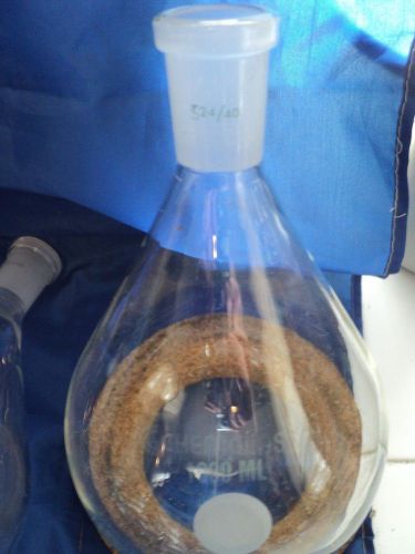 ChemGlass 1000 ml  Evaporating Flask  24/40 ground  1L