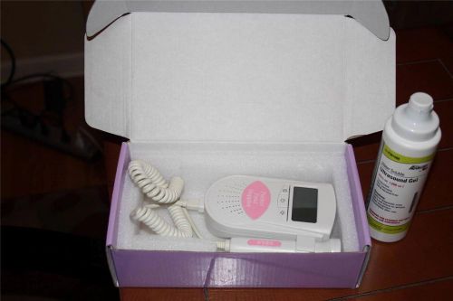 Sonoline b ultrasound fetal doppler monitor lcd  display 3 mhz pink retail $299 for sale