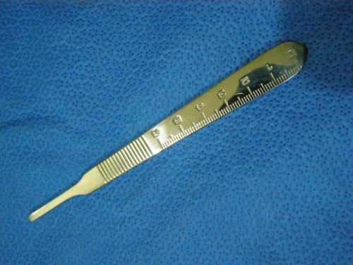 3-Scalpel Handle #4 with Ruler mm/cm Graduation Veterinary Surgical Instruments