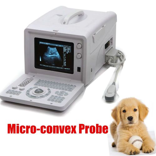 Vet veterinary ultrasound scanner/machine&amp;micro-convex probe opti rectal animals for sale