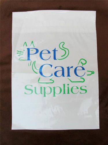 100 Vet Veterinary Office Pet Care Medicine Supply Bags Jumbo 11&#034; x 15&#034;  V731