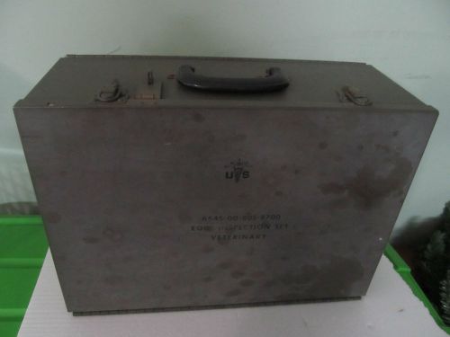 Vintage Brenner Metal Products Veterinary Egg Inspection Set Box Case 1981 US