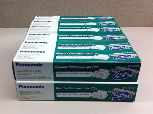 Lot of 12 Panasonic KX-FA93 Replacement Ink Film *NEW* | OO776