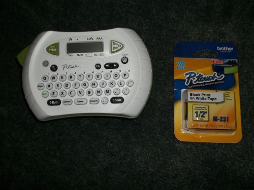 BROTHER P-TOUCH PT-70 ELECTRONIC LABELING SYSTEM LABEL MAKER BUNDLE - FREE TAPE