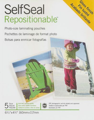 Photo Laminating sheets Acid Free Archival Quality - 5 pcs - No Tools Required
