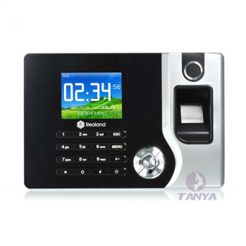 New Biometric Fingerprint Attendance Time Clock + ID Card Reader + TCP/IP + USB