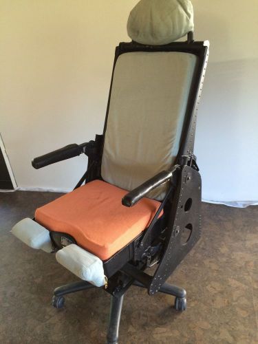 Military Aircraft Seat Converted to Office Chair
