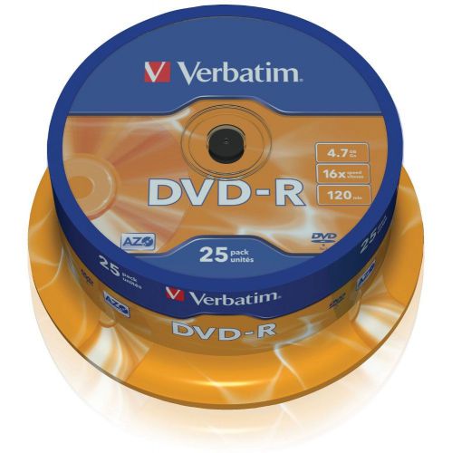 Campana 25 DVD-R Matt Silver 4.7GB  Ufficio  GSMTV66