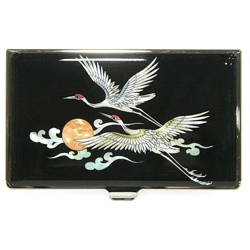 Business Card case ID Card Case Card Holder Credit Card Case Mother of Pearl moc